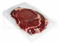 Скин-упаковка мяса в гибкую пленку на термоформере